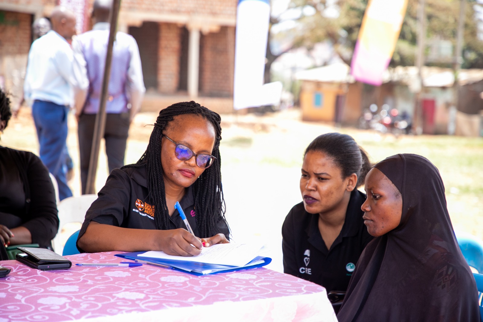 Community members at FIDA Open Legal Aid Days